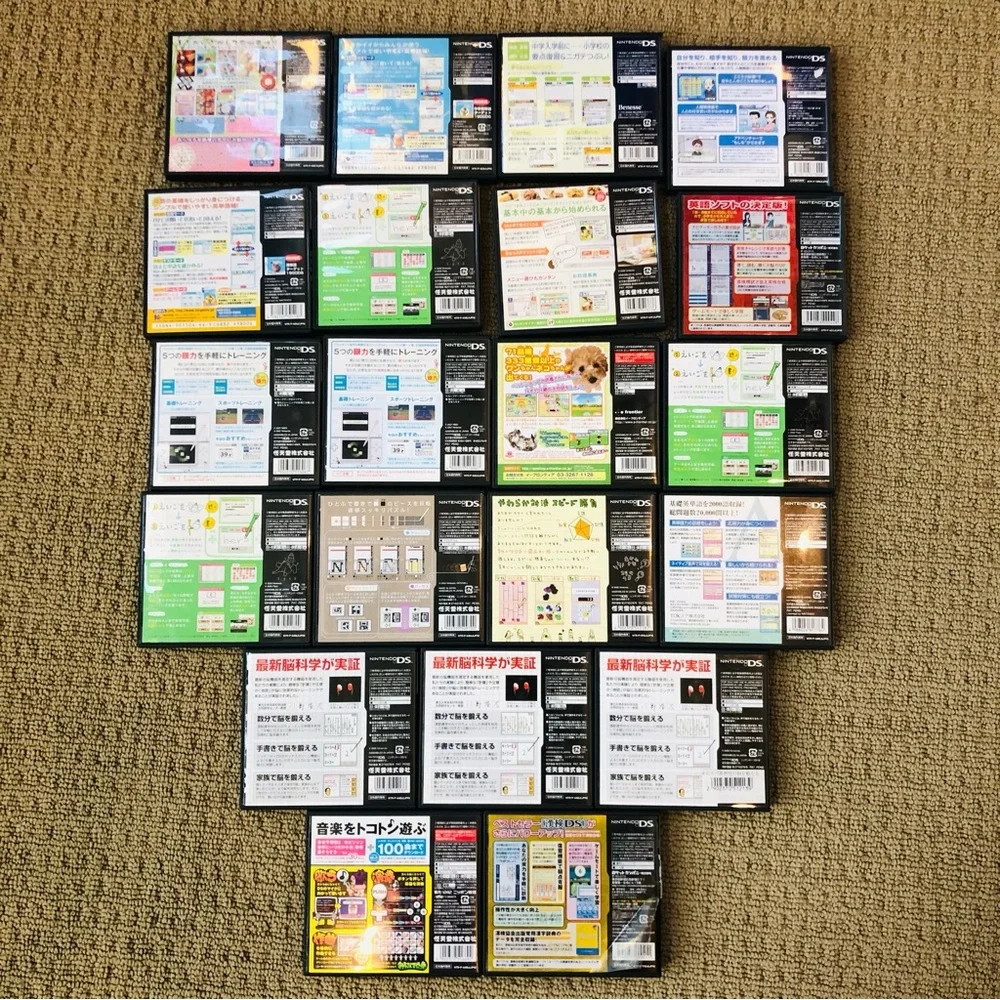 Lot Of 21 Nintendo DS Japanese Game With Case Manual Tested And Works EUC